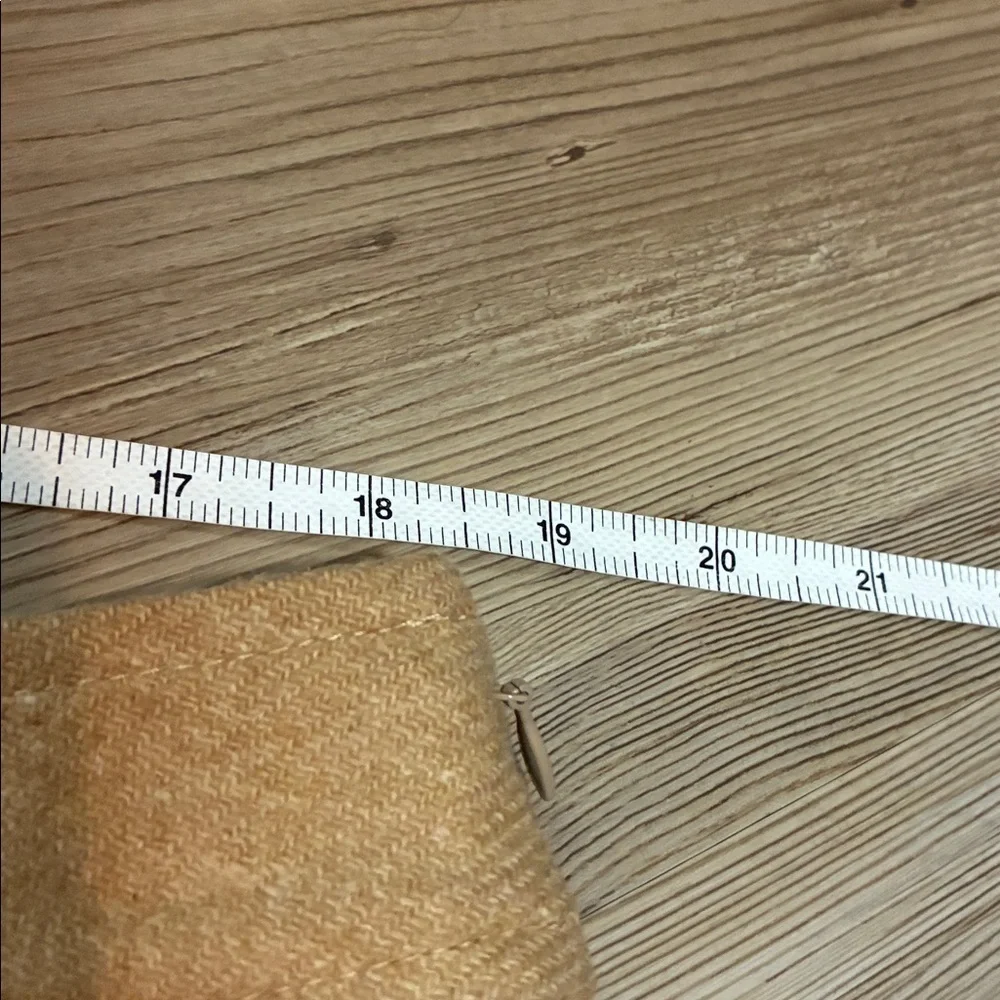 Gap Women's Vintage Wool Trumpet Skirt Size 16 Tan Camel Y2K A-Line Above knee